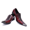 AOMISHOES™ Diamond-bordered Snake Dress Shoes #8037