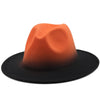 Gradient Jazz Fedora Hat H8043