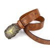 Western Cowboy Buckle Leather Belt B5003