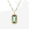 Square Zircon Necklace A5019