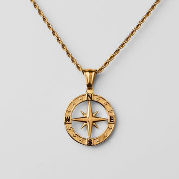 Compass Pendant Necklace A5021