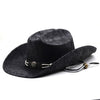 Western Cowboy Leather Hat H8039