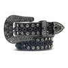 Punk Riveted Rhinestone Belt B4018