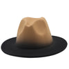 Gradient Jazz Fedora Hat H8043