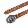 Western Cowboy Buckle Leather Belt B5002