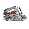 Punk Riveted Rhinestone Belt B4028