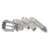 Punk Riveted Rhinestone Belt B4028