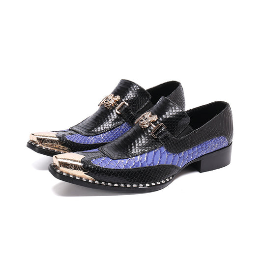 AOMISHOES™ Italy Snake Dress Shoes #8213