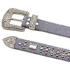 Punk Riveted Rhinestone Belt B4039