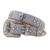 Punk Riveted Rhinestone Belt B4039