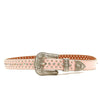 Pink Riveted Rhinestone Belt B4025