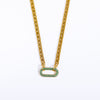 Inlaid Zircon Pendant Necklace A5029