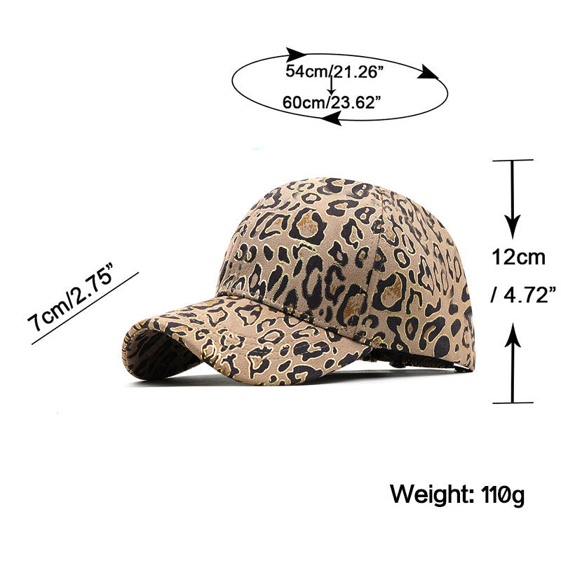 Leopard Print Baseball Cap H7006