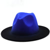 Gradient Jazz Fedora Hat H8043