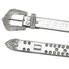 Punk Riveted Rhinestone Belt B4044