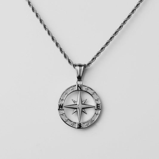 Compass Pendant Necklace A5021