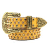 Golden Riveted Rhinestone Belt B4020