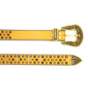 Golden Riveted Rhinestone Belt B4020