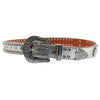 Punk Riveted Rhinestone Belt B4044