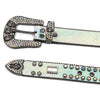 Punk Riveted Rhinestone Belt B4042