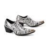 AOMISHOES™  Italian Zebra High Heel Shoes #8119