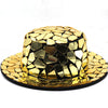 Aomishoes Wide Brim Full Sequins Hat H9005