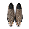 AOMISHOES™  Italian Snake Golden Dress Shoes #8024