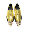 AOMISHOES™ Italy Party Greta Metal Tip Shoes 9913