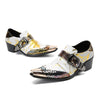 AOMISHOES™ Italy Party Potente Metal Tip Shoes 9935