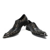 AOMISHOES™ Italy Party Impavido Metal Tip Shoes 9939