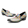 AOMISHOES™ Italy Party Celestiale Metal Tip Shoes 9958