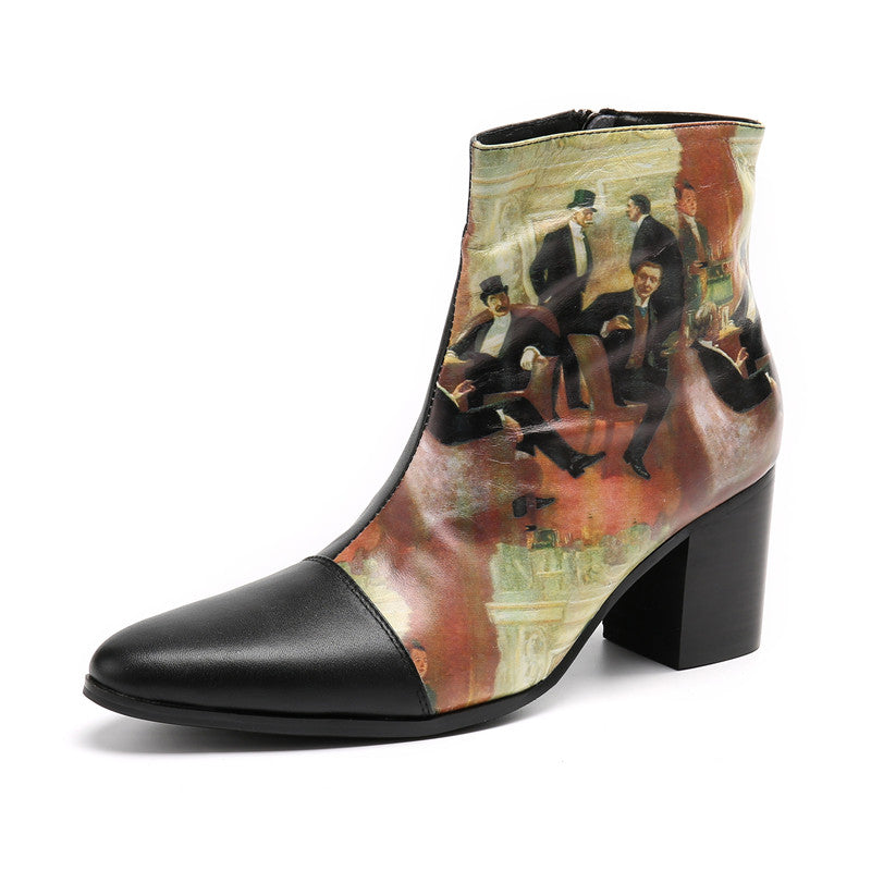 AOMISHOES™ The Renaissance Vintage High-Heel Boot #8101