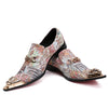 AOMISHOES™ Golden Phoenix Dress Shoes #8069