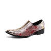 AOMISHOES™ Red Monty Python Dress Shoes #8079