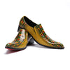 AOMISHOES™  Vintage Print  Dress Shoes #8028