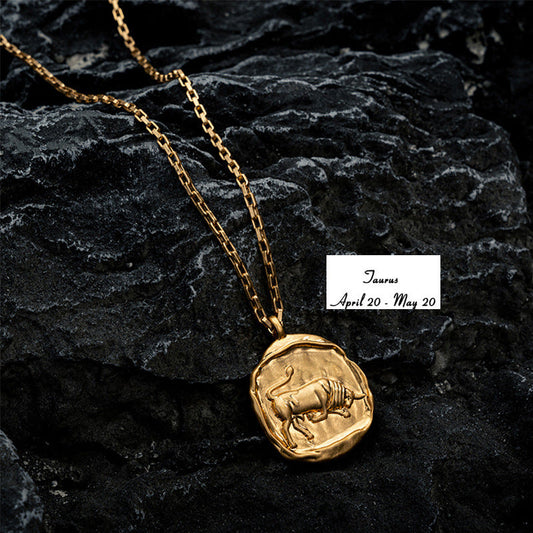 Zodiac Coin Necklace A5020