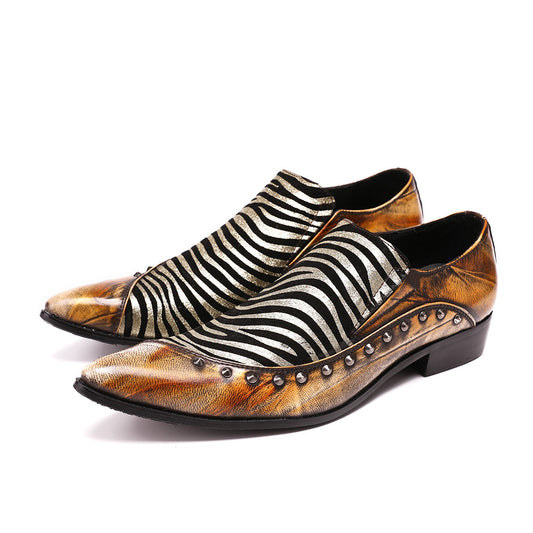 AOMISHOES™ Zebra Dress Shoes #8038