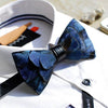 AOMISHOES™ PEACOCK FEATHER BOW TIES T1021