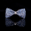 AOMISHOES™ Sea Blue Rhinestone Bow Tie #1025