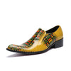 AOMISHOES™  Vintage Print  Dress Shoes #8028