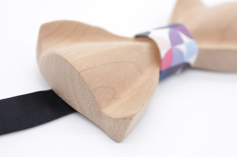AOMISHOES™ COLORFUL WOODEN BOW TIE T1023