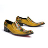 AOMISHOES™  Vintage Print  Dress Shoes #8028