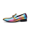 AOMISHOES™ Gem-Rainbow Alligator Loafer #8081