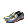 AOMISHOES™ Gem-Rainbow Alligator Loafer #8081