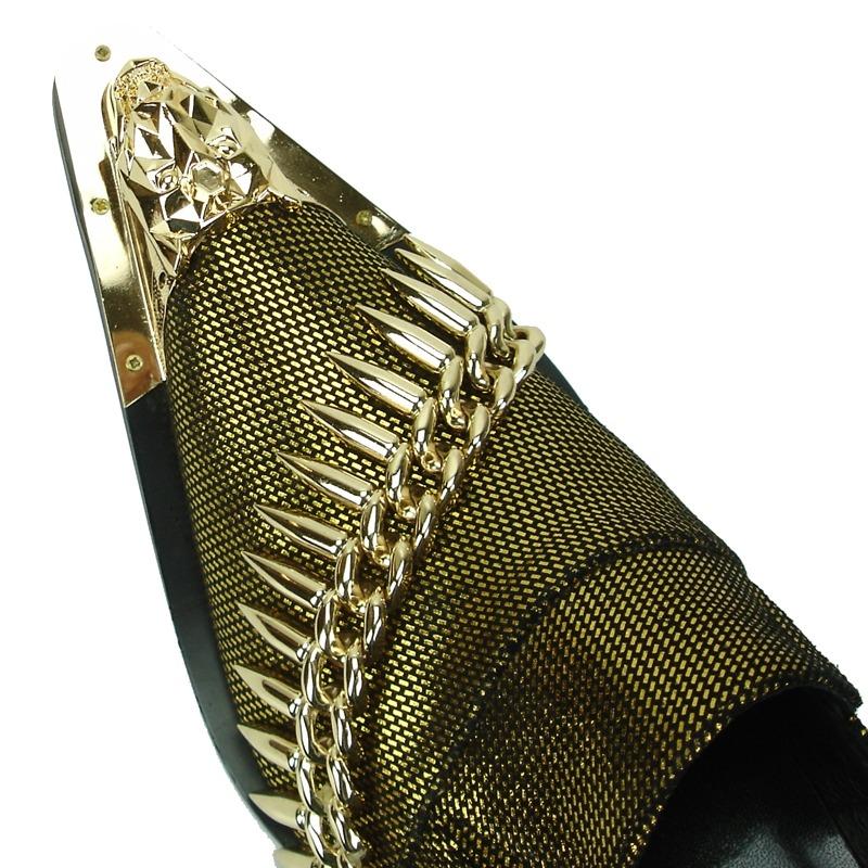 AOMISHOES™  Italian Golden Party Shoes #7008