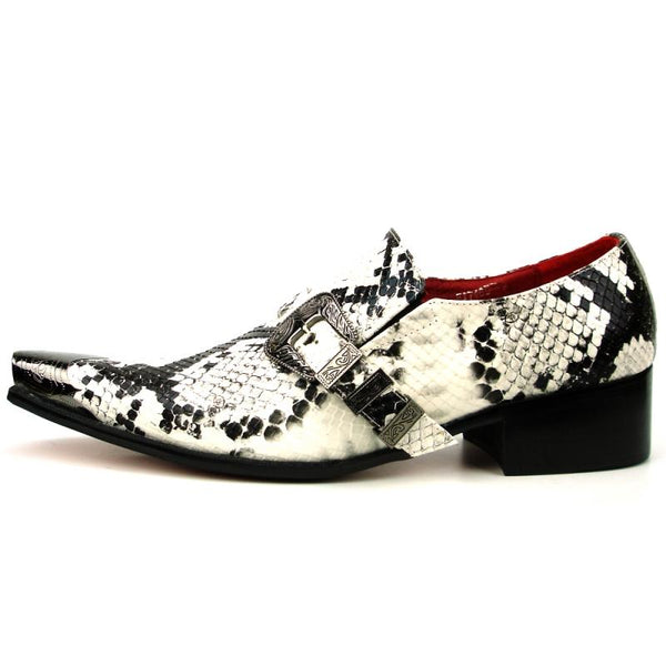 AOMISHOES™  Italian Snake Metal Tip Party Shoes #7024