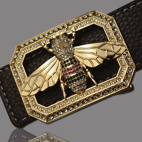Diamond Luxury Leather Belt – Aomishoes®
