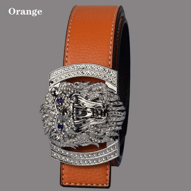 Rhinestone Luxury Leather Belt B2024