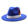 Ribbon Vintage Wool Fedora Hat H8023