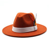 Ribbon Vintage Wool Fedora Hat H8023